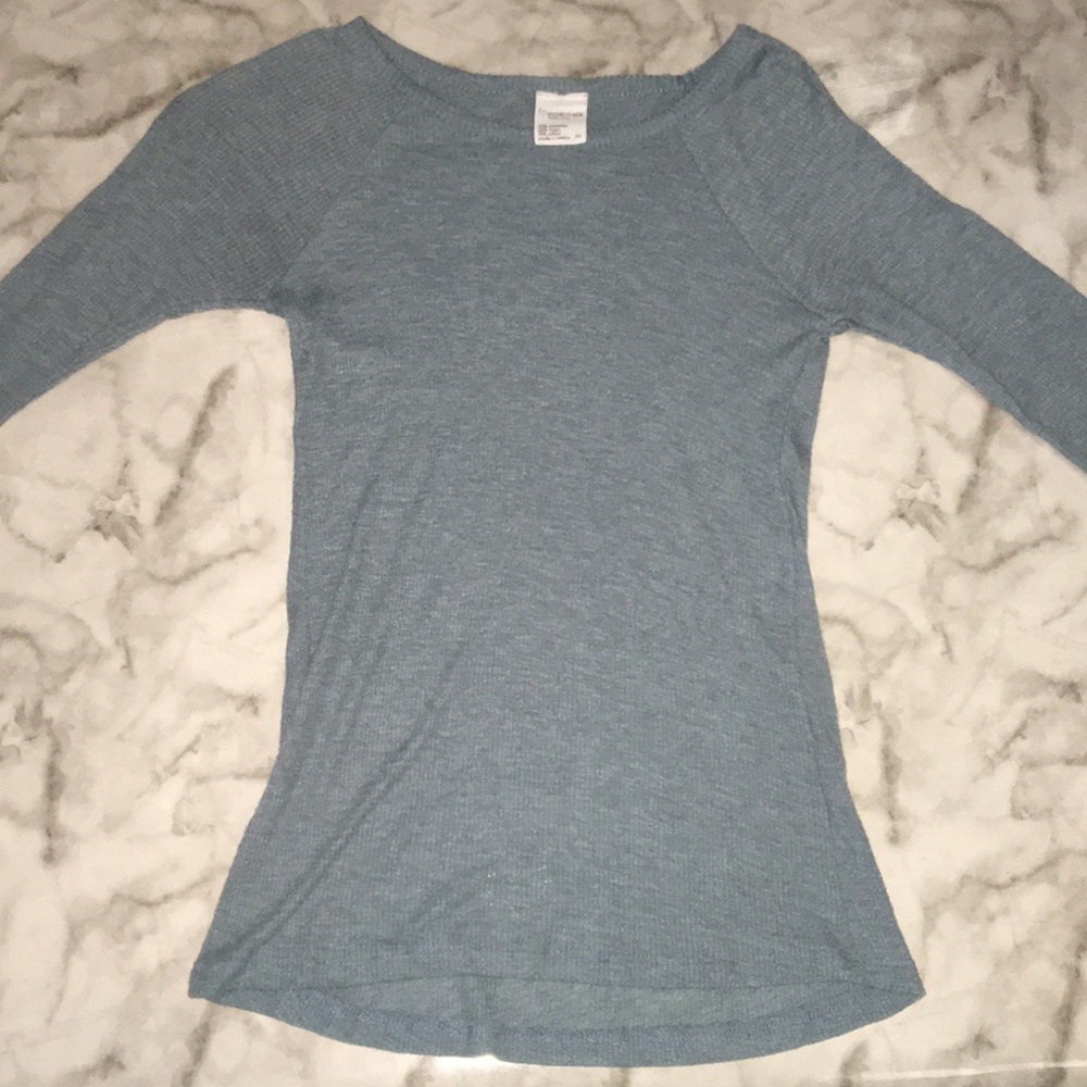 Full Tilt Pink Long Sleeve Basic Shirt